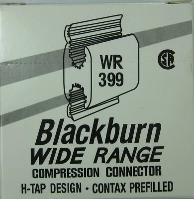 Blackburn® WR399 #6 H Tap Compression Connectors Box of (25) - Image 1 of 3