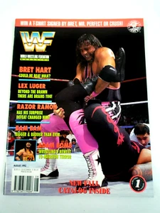 REVISTA DE LUCHA LIBRE WWF AGOSTO 1993 CON INSERTOS Y CATÁLOGO Y PÓSTER LEX LUGER - Imagen 1 de 5