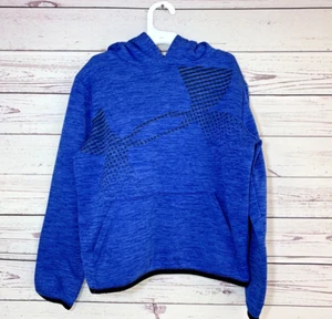 Under Armour Coldgear Hoodie Loose Youth Size Medium Long Sleeves Blue - Picture 1 of 7