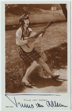 Autograph Autograph TRUUS VAN AALTEN Original Signed Ross Card 3823/1