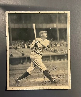 1934 Quaker Oats Puffed Wheat Babe Ruth Baseball Club Glossy Premium Photo - Image 1 of 3