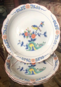 Antique Kakiemon Enamel Plates Signed 20th Century Modern - Picture 1 of 6