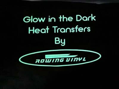 Glow in the dark iron on letters and numbers, 1-7cm tall.  - Image 1 of 3