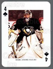2008-09 Swedish Ice Hockey Playing Card #17 Marc-Andre Fleury