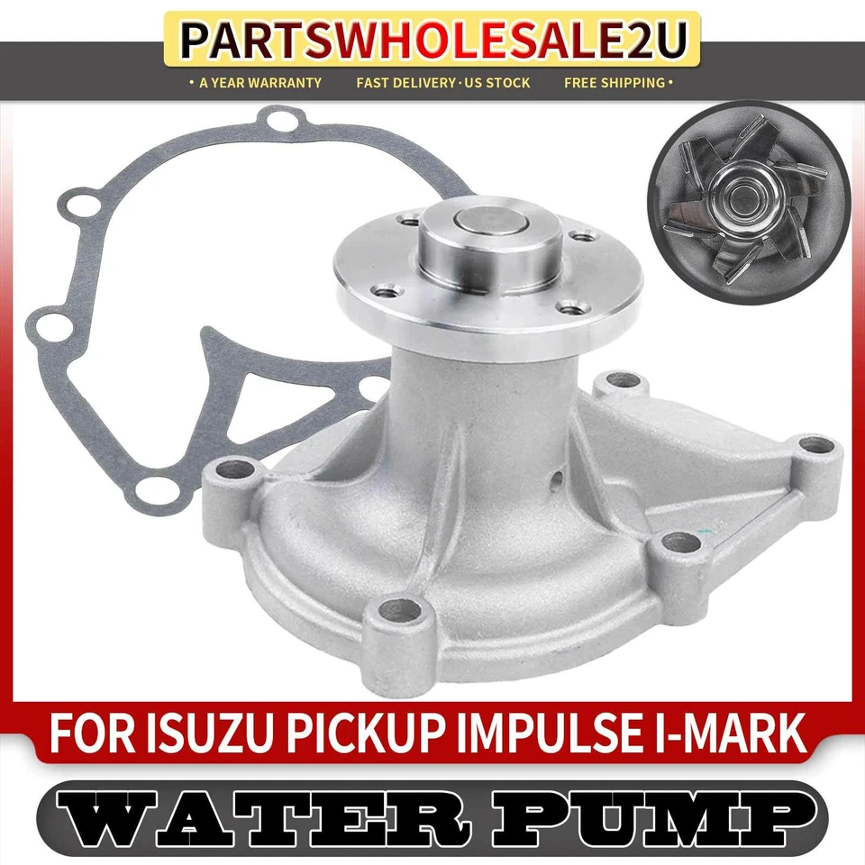 Bomba de agua del motor con junta para Buick Opel Chevrolet LUV Isuzu Pickup Impulse Foto 1 de 4