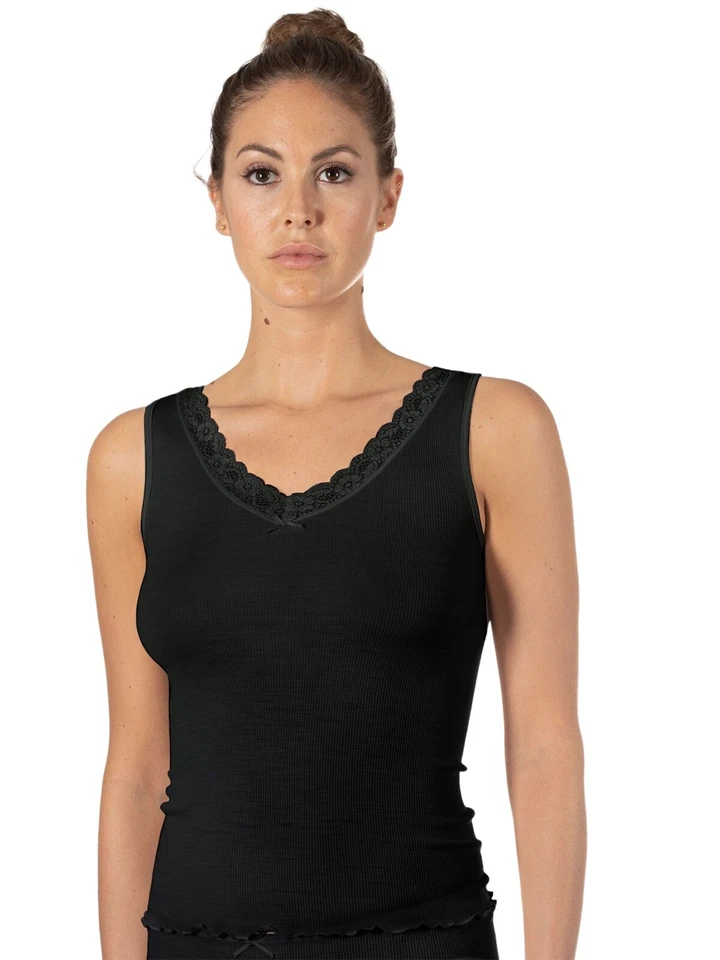 Nina von C. Damen Achseltop Wool Silk 29 300 846 0 Gr. 36-48 in 2 Farben - Bild 1 von 1