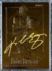1996 E-X 2000 BLEACHERS 23 KARAT GOLD AUTO /1996 KOBE BRYANT RC WITH BOX/CERT - Picture 1 of 4