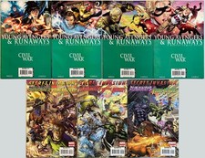 Young Avengers Runaways Civil War #1-4 & Secret Invasion #1-3 Complete!