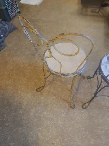 Old Vintage Copper Chairs Quanity 2 One Finished One Not Finished Cover