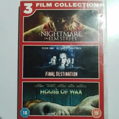 A Nightmare on Elm St 2010/Final Destination/House of Wax Triple Film DVD - Image 1 of 4