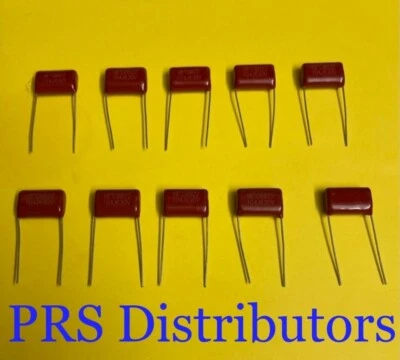 Condensador de película metalizada 104J 630V 100nF 0.1uF Condensador de poliéster 10 piezas Foto 1 de 2