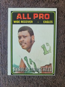 1974 Topps Football rookie Harold Carmichael #121 - Philadelphia Eagles Legend