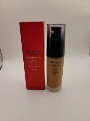 NIB Shiseido Syncro Skin Lasting Liquid Foundation Oil Free, NEUTRAL 5, 1oz/30ml - Image 1 of 2