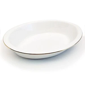 Royal Worcester piatto da portata classico ovale oro - Foto 1 di 1