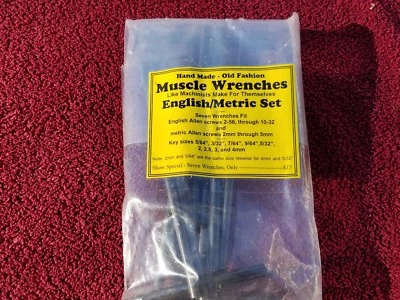 Muscle Wrenches  -- 7 pc. HEX KEY SET - Image 1 of 3