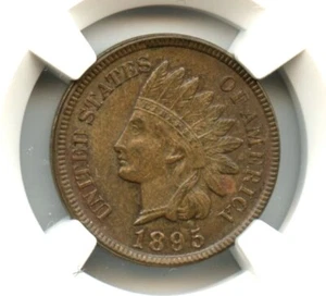 1895 Indian Cent, NGC MS63BN - Picture 1 of 3