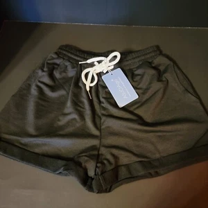 Womens Elastic Drawstring Summer Shorts Pockets - Picture 1 of 3