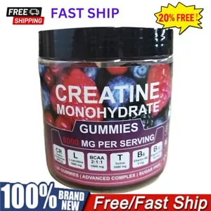 Creatine Monohydrate Gummies 8000mg per serving Increase Strength&Build Muscle一 - Picture 1 of 9
