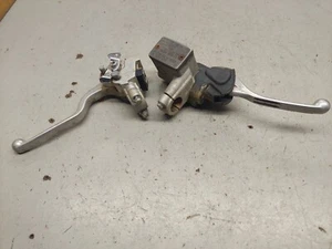 06-14 Honda trx450r Front Brake Master Cylinder & Clutch Perch W/ Clutch Lever - Picture 1 of 9