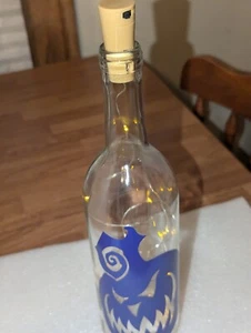 Pumpkin Wine Bottle/Cork Light - Picture 1 of 1