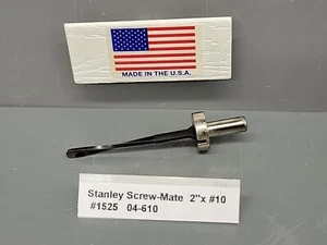 Stanley Screw-Mate Drill Countersink 1525  04-610 Drill 2" x # 10 NOS USA - Picture 1 of 4