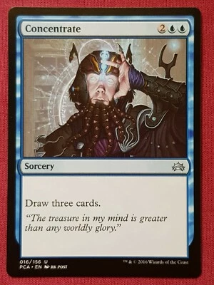 Magic The Gathering PLANECHASE ANTHOLOGY CONCENTRATE blue card MTG - Image 1 of 2