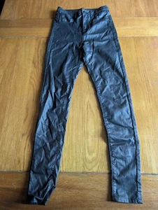 Quiz wet/ leather look trousers size 8 UK8 - Picture 1 of 7