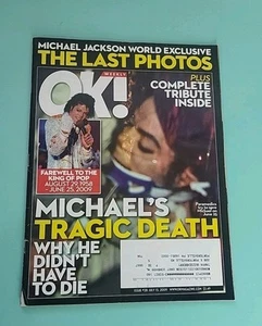 Ok Magazine World Exclusive Last Pictures Of Michael Jackson. Issue 681, 7/7/09 - Picture 1 of 4