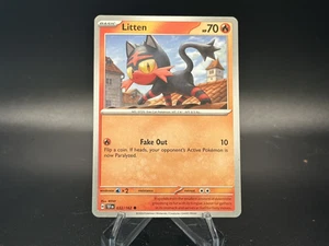 Litten - 32/162 Scarlet & Violet: Temporal Forces - Pokémon TCG - Picture 1 of 2
