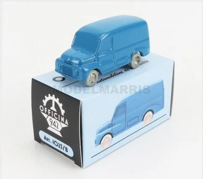 OFFICINA-942 ART1023B FIAT - 615 FURGONE - VAN - 1953 - BLUE - 1/76 - Immagine 1 di 2