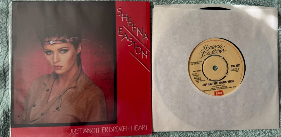 SHEENA EASTON - Just Another Broken Heart - Excellent Import Single EMI 5232 - Image 1 of 1