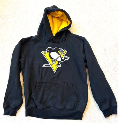 NHL Reebok Pittsburg Penguins Niños Sudadera con Capucha Negra Juvenil Grande (14/16) Foto 1 de 4