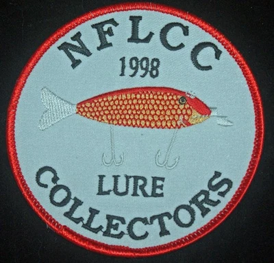 Parche de coleccionista NFLCC 1998 Creek Chub Delux WagTail Foto 1 de 2