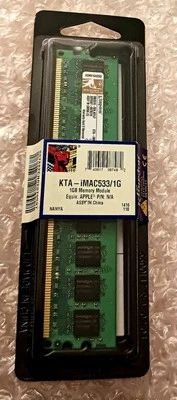 Kingston KTA-iMAC533/1G DDR2 533mHZ CL4 1.8V 240pin Dual Rank Desktop Memory - Image 1 of 3