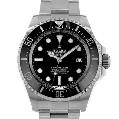Мужские часы Rolex Sea-Dweller Deepsea 136660 44 мм черная керамическая сталь Oyster 2023 - Изображение 1 из 4