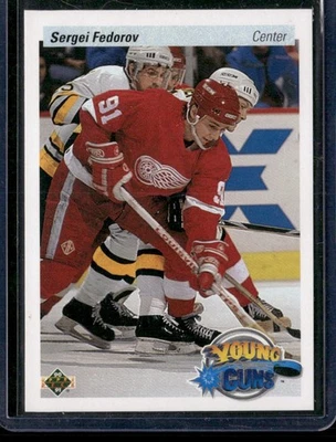 1990-91 cubierta superior #525c Sergei Fedorov Foto 1 de 2