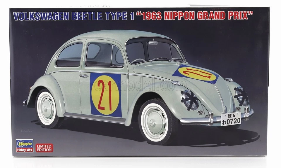 1/24 HASEGAWA - VOLKSWAGEN - BEETLE TYPE 1 N 21 GP NIPPON 1965 20623 - Immagine 1 di 1