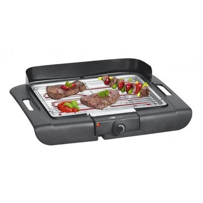Clatronic BQ3507 Barbeque Elektro Tischgrill Elektrogrill BBQ elektrisch schwarz - Bild 1 von 4