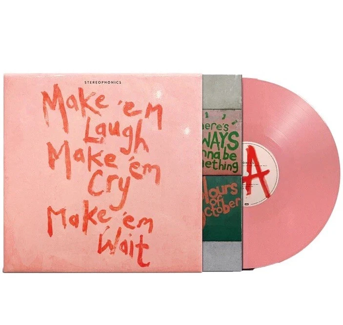 STEREOPHONICS Make ‘Em Laugh, Make Em Cry Limited Edition PINK Vinyl LP SEALED - Image 1 of 4