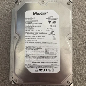 Maxtor DiamondMax 21 Hard Drive STM3200820A 200GB 7200 RPM 3.5" IDE HDD Used - Picture 1 of 2