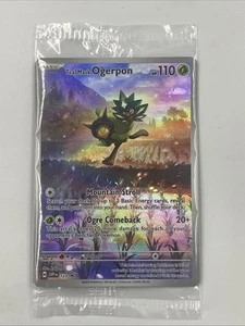 JCC Pokémon: Máscara verde azulado OGERPON Escarlata y Violeta Negro Estrella Promociones SVP EN 123 - Imagen 1 de 6