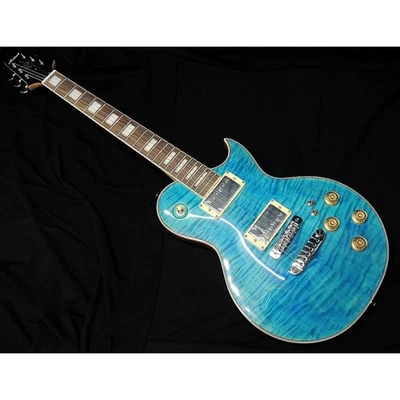 AriaProII PE-700 SBL See-through Blue Aria See-through Blue Les Paul Type - Image 1 of 4