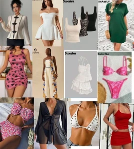 LOT: 20pkgs Shein Women's Clothing - Mostly Summer - All Size Small NWT - LOT #2 - Picture 1 of 2