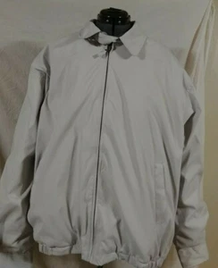 Giubbotto bomber uomo IZOD FODERATO IN PILE XL BOMBER MARRONE CHIARO ZIP INTERA TASCHE TELEFONO POLY - Foto 1 di 10