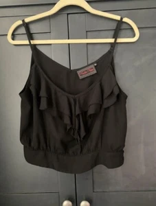 Goth Voodoo Vixen Crop top - Picture 1 of 4