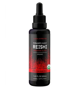 Surthrival Reishi Mushroom Elixir Adaptogen 1.69 Fl. Oz. - Imagen 1 de 6