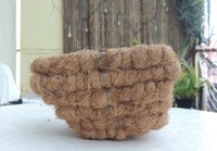 Orchideen Korb aus Kokosfasern 16 cm Durchmesser 15 cm hoch.. Ideal für Orchidee