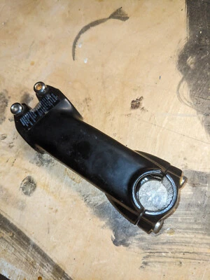 Square Alloy Threadless Steel Black MTB Stem 100mm 31.8 Steerer 25.4 Handlebar - Image 1 of 4