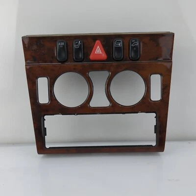 98-02 For W208 Mercedes CLK320 CLK430 Hazard Switch Lock Head Module Center Trim - Image 1 of 4