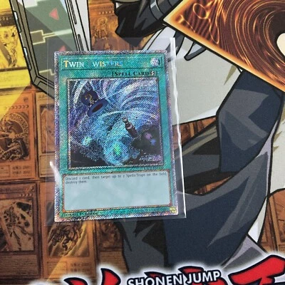 Twin Twisters 1st Edition Platinum Secret Rare RA02-EN060 Yu-Gi-Oh! - Image 1 of 2